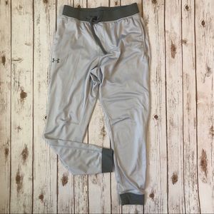 Under Armour Cold Gear Joggers- Grey/White